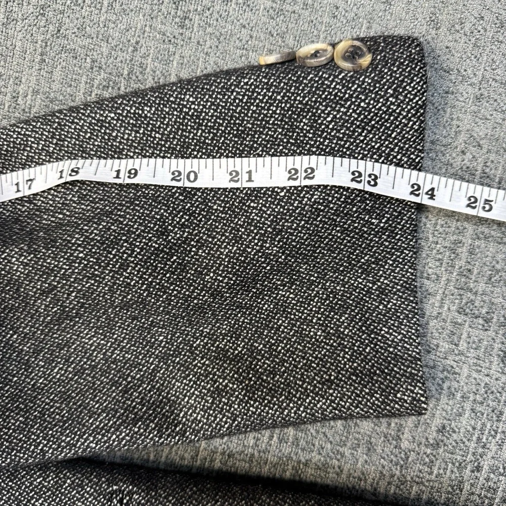 Hugo‎ Boss Sport Coat Men's 46R Gray Einstein Silk Wool Blazer USA